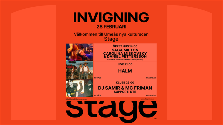 Invigning av Stage
