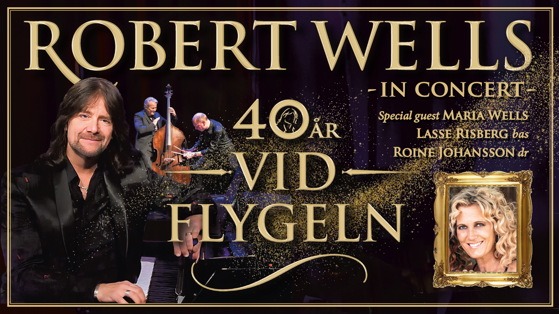 Robert Wells ”40 år vid flygeln”